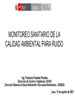  MONITOREO SANITARIO DE LA CALIDAD AMBIENTAL PARA RUIDO