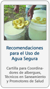 Recomendaciones para el uso de Agua Segura