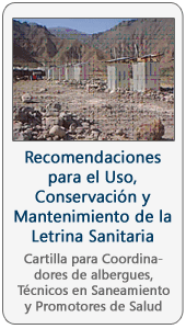 Recomendaciones para el uso, conservación y mantenimiento de la letrina sanitaria